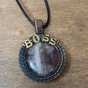 Boss Pendant Necklace